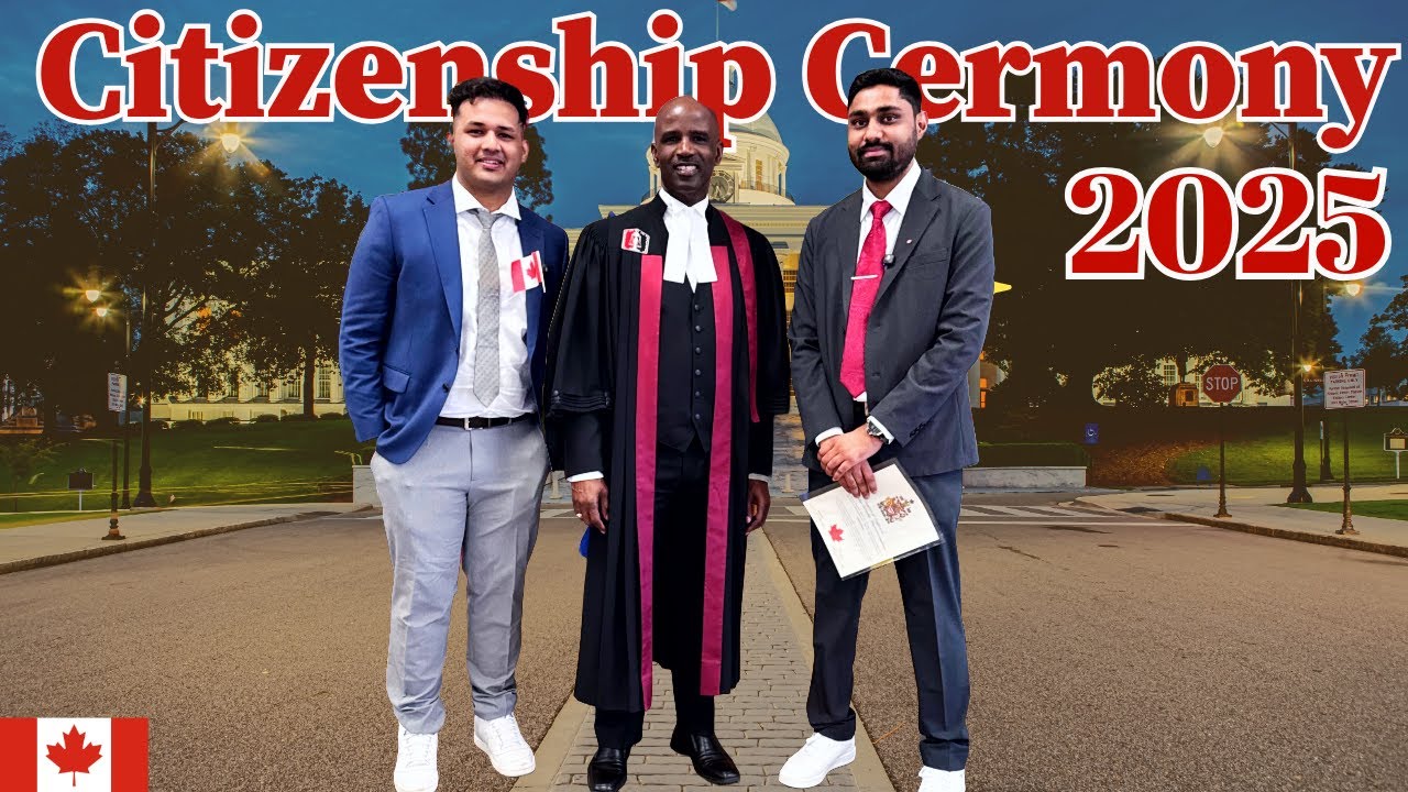 Canadian Citizenship In person Ceremony 2025