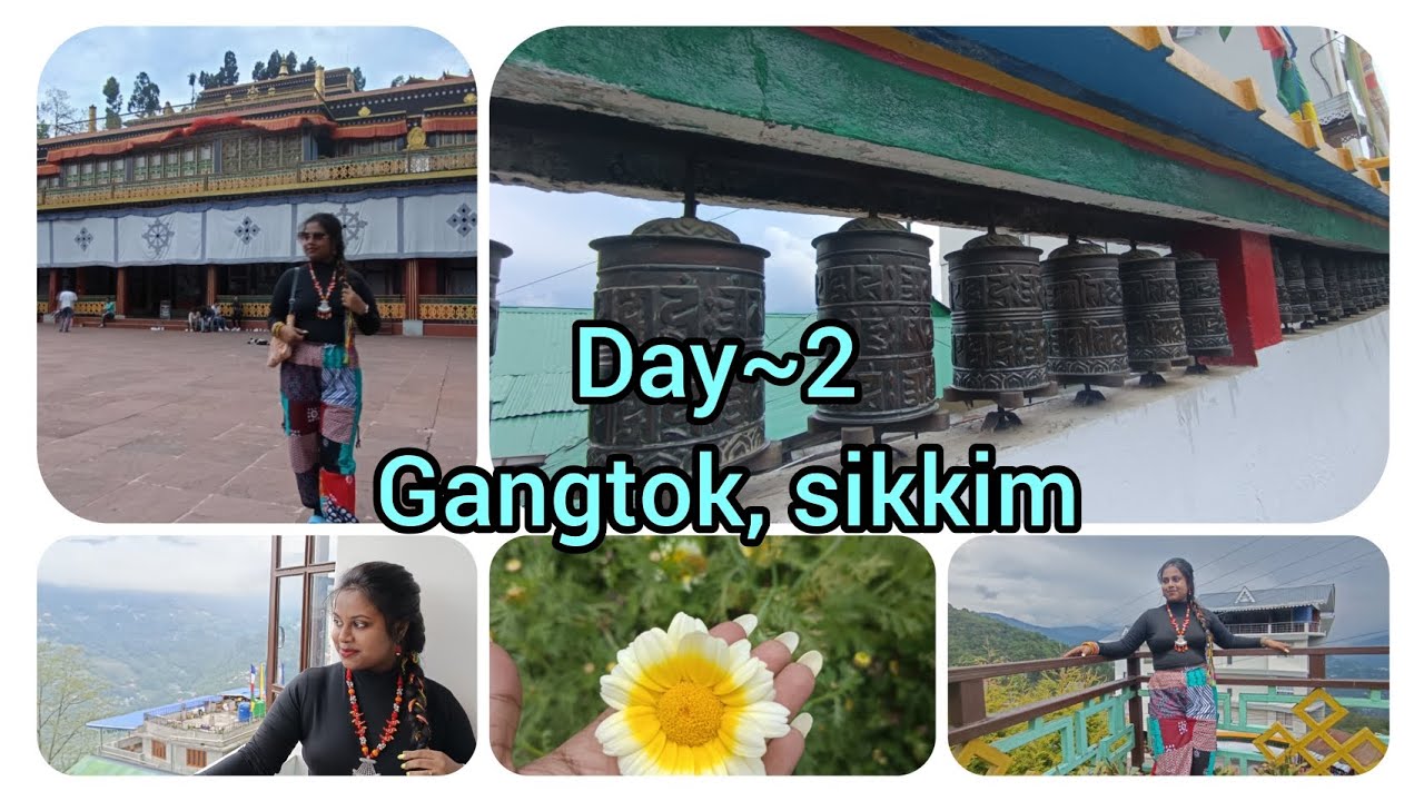 গ্যাংটক সিকিম ট্রাভেল ভ্লগ | Roomtek Monastery ভ্রমণ | Day 2
