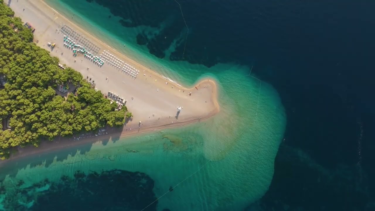 Zlatni Rat 4K - Paradise Aerial Views