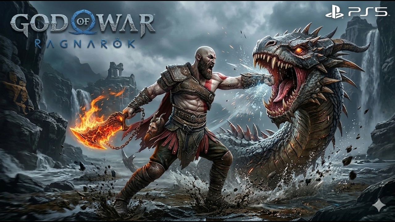 Kratos DESTROYS Dreki 🐉 | God of War Ragnarök Boss Fight | PS5