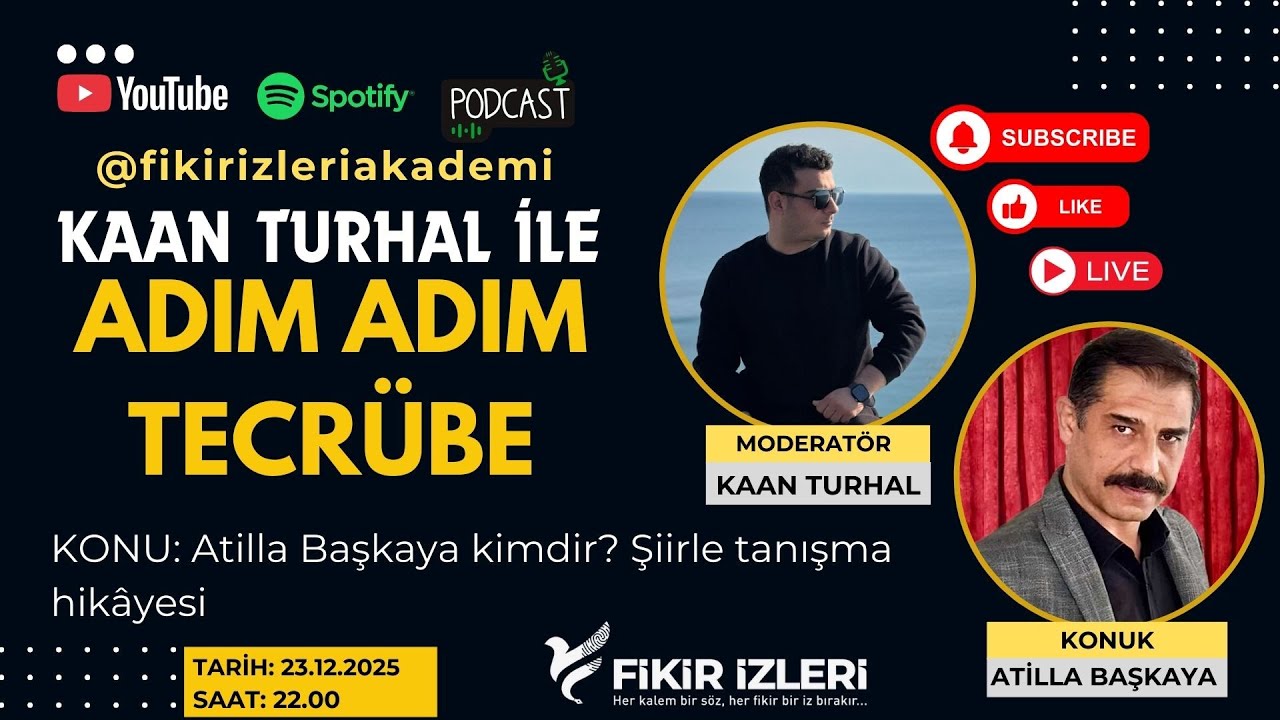 Kelimelerin Yankılandığı Gece | @Atilla_BASKAYA  ile Şiir
