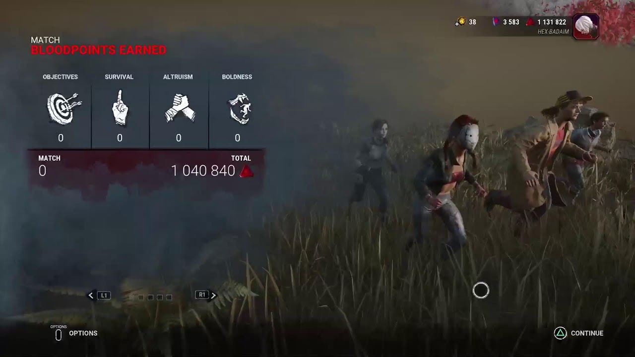 Dead by daylight - grinding for next survivor