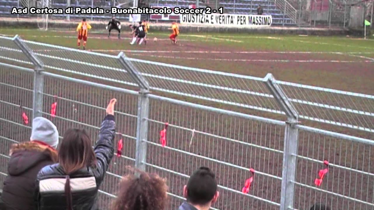 Servizio Asd Certosa di Padula - Buonabitacolo Soccer Seconda Categoria gir N anno 2014-2015