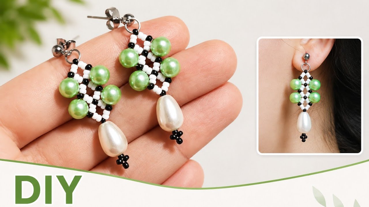 So Easy. Anyone Can Make These Beaded Earrings