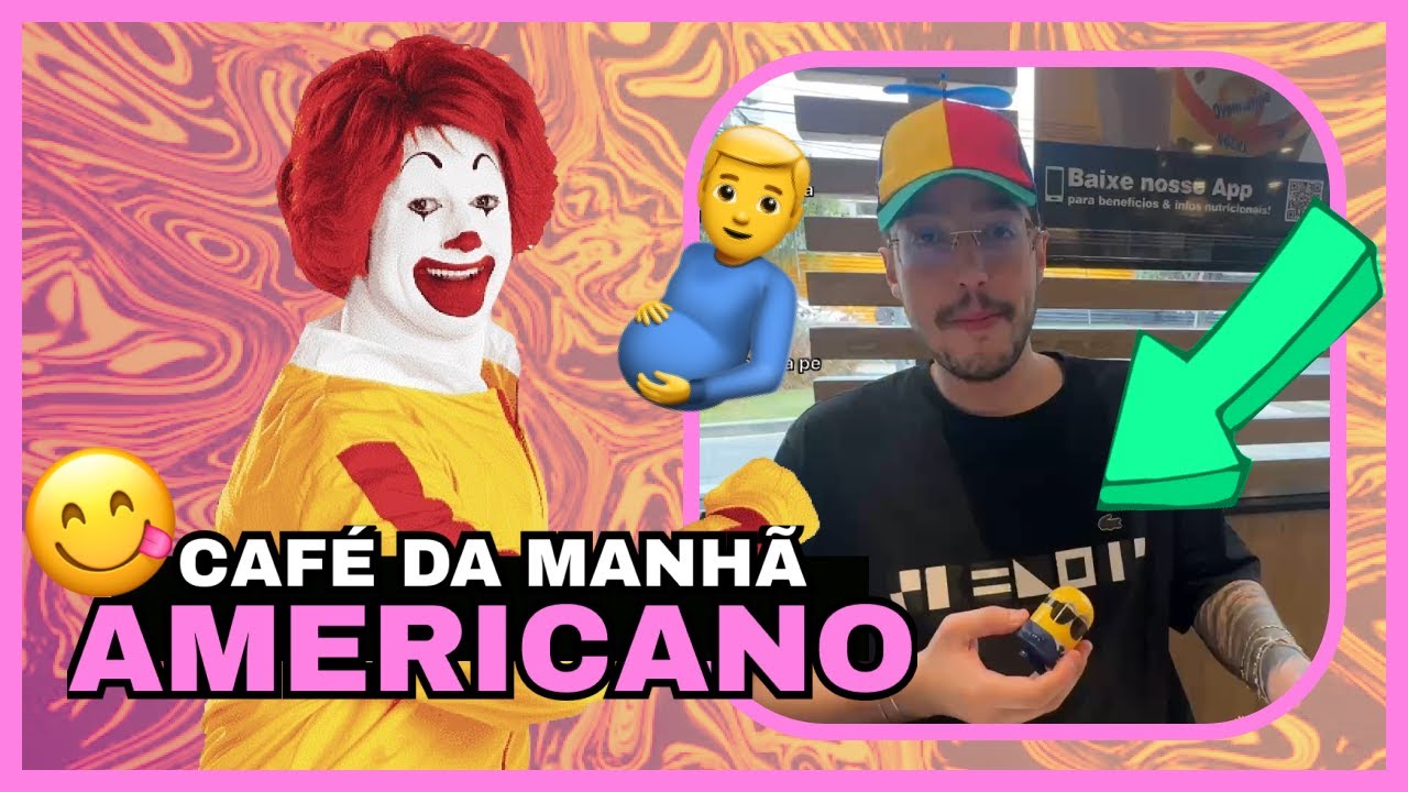 SURSKITY TOMANDO CAFÉ DA MANHÃ AMERICANO (mcdonald's) | IRL SURSKITY
