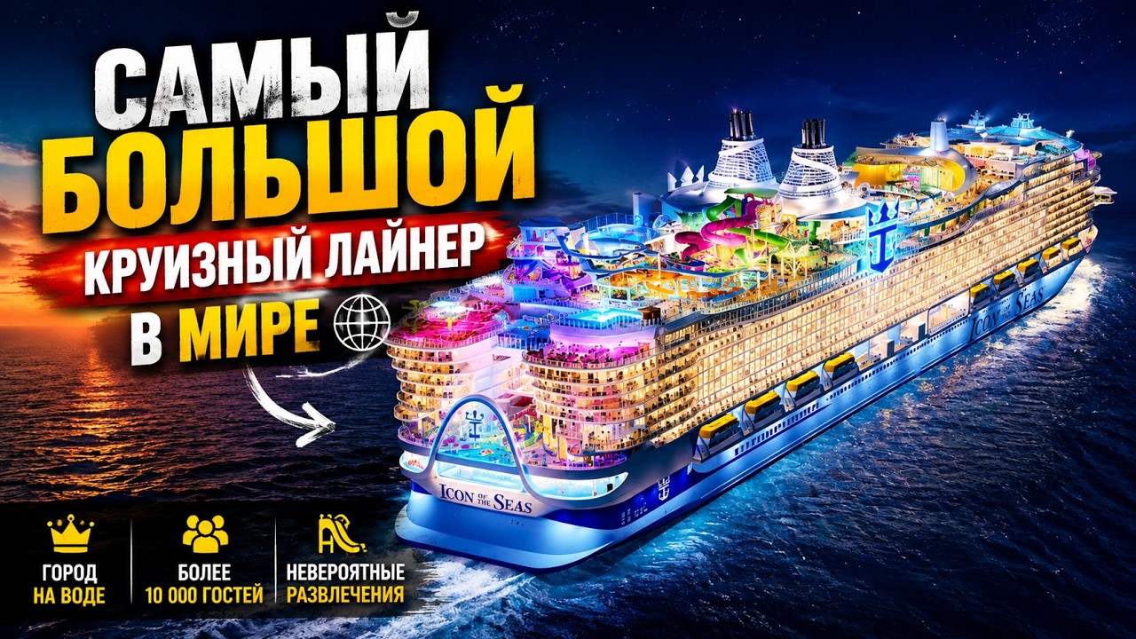 САМЫЙ БОЛЬШОЙ КРУИЗНЫЙ ЛАЙНЕР В МИРЕ