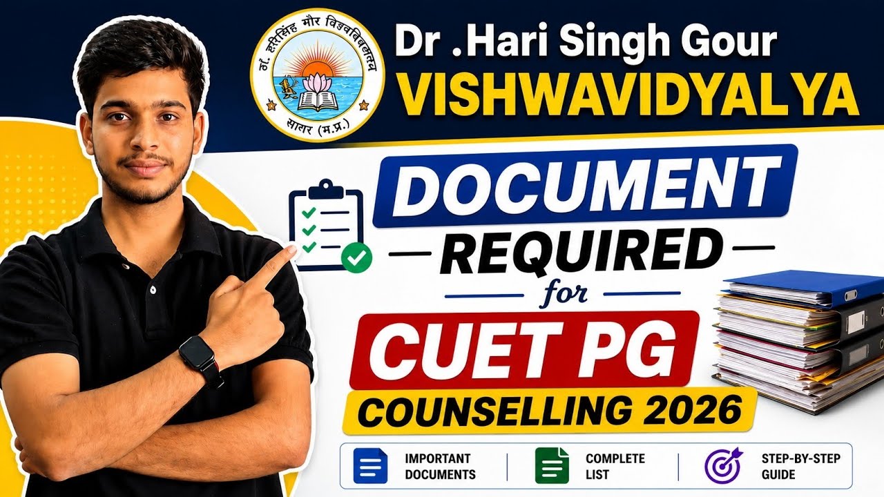 Document Required for CUET PG Counselling 2026 #cuetpg #counselling 