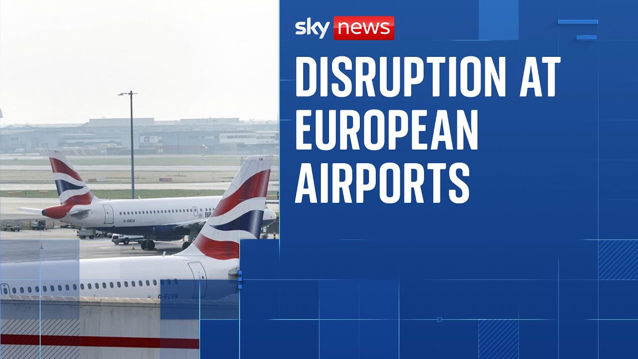 Heathrow warns of delays as cyber attack disrupts European airports