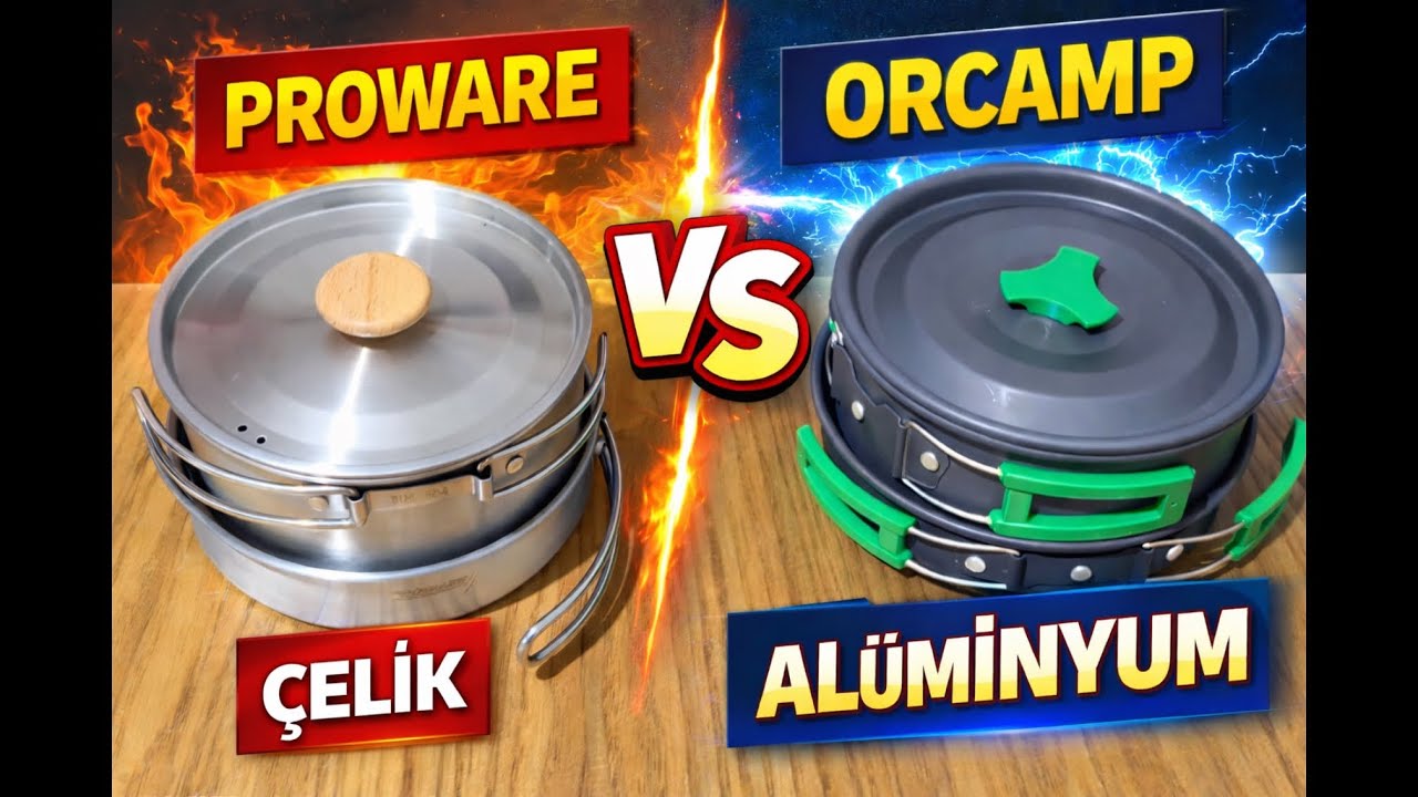 Çelik mi Alüminyum mu? | Proware vs Orcamp Kamp Seti Karşılaştırma