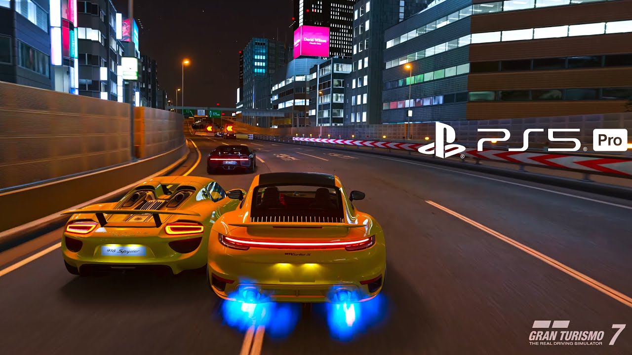 911 Turbo S vs Bugatti Chiron – Tokyo Expressway Night at Full Send | GT7