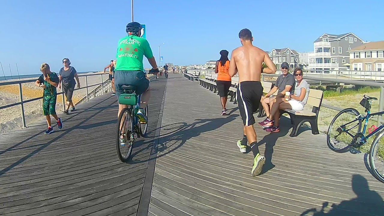Atlantic City Boardwalk Bike Ride 8/25/2017 Part 1