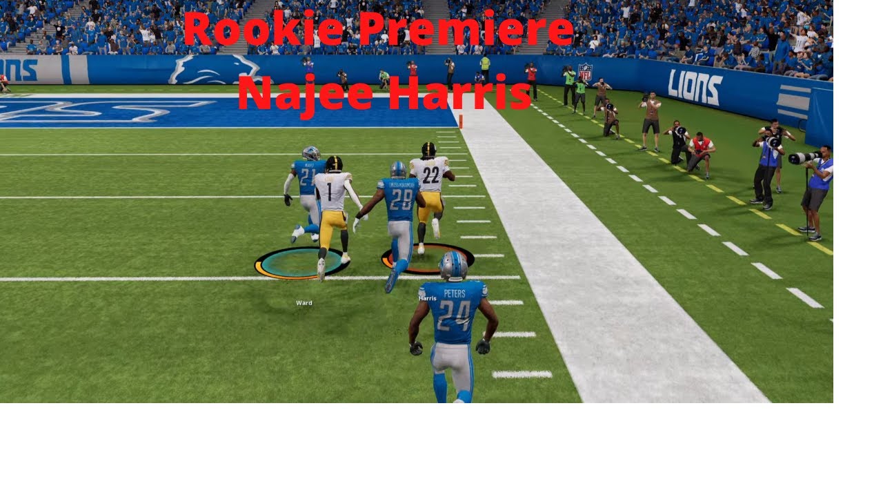 Madden Ultimate Team 22 Rookie Premier Najee Harris highlights