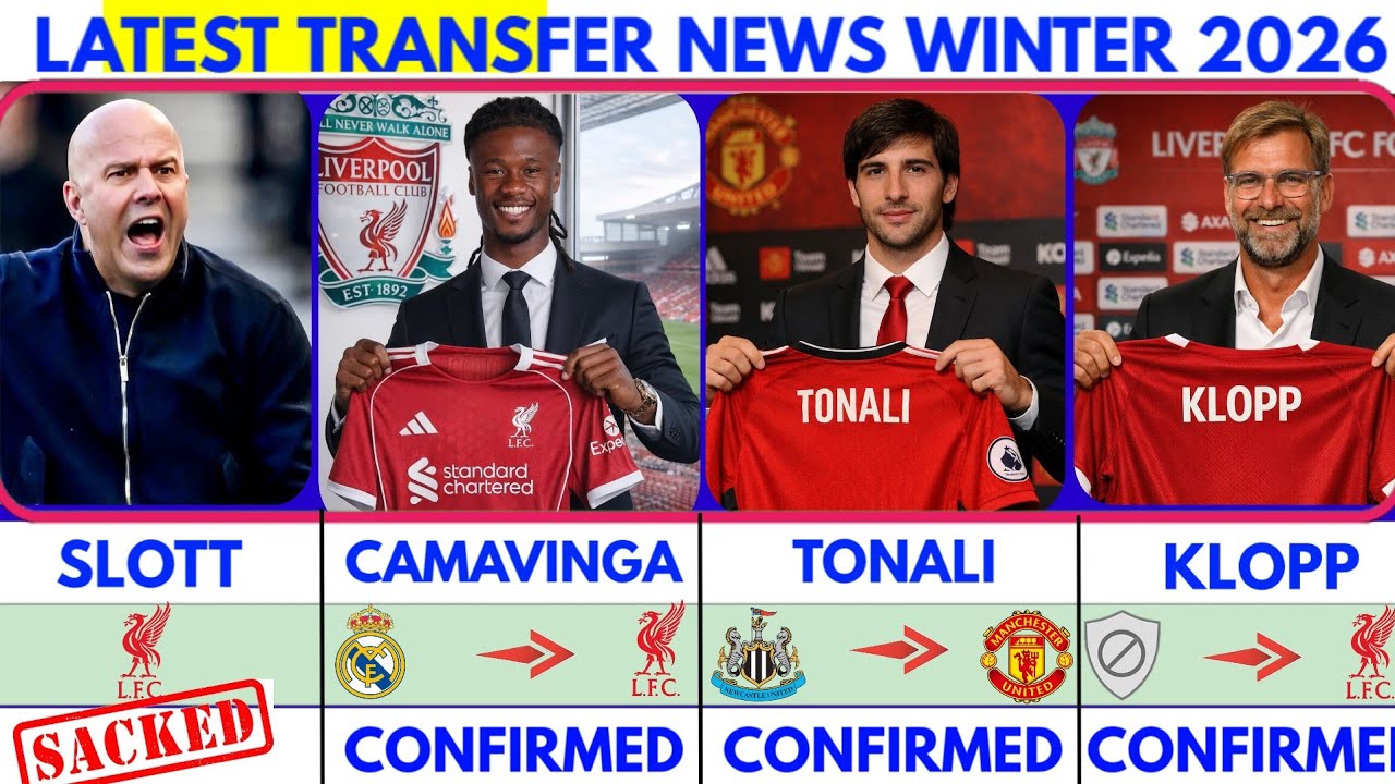 🚨LATEST CONFIRMED TRANSFER NEWS AND RUMOURS TRANSFER NEWS 2026| Slott sacked😱 Cucurella to barca🚨