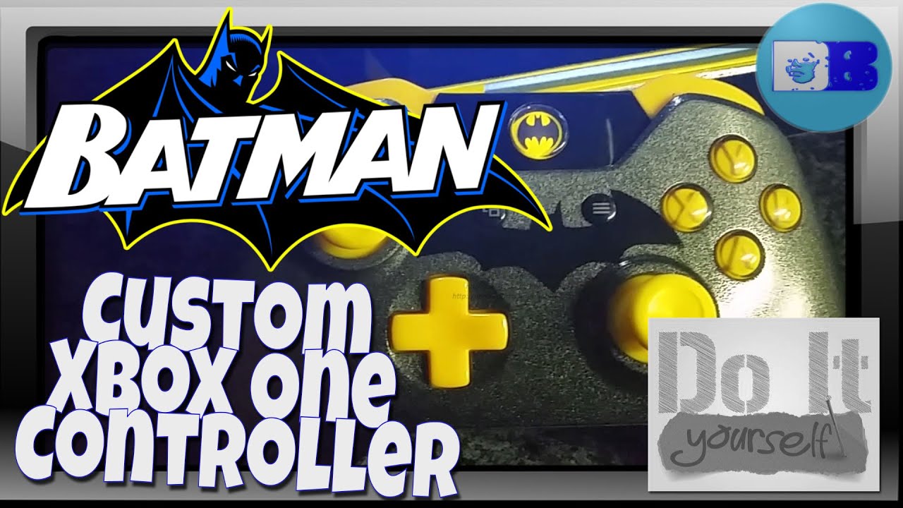 How to paint Xbox One Controller - Batman (A Drumblanket DIY Project)