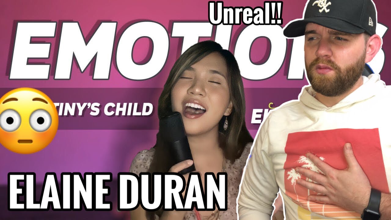 [American Ghostwriter] Reacts to: EMOTIONS - (c) Destiny's Child | Elaine Duran Covers- BEAUTIFUL