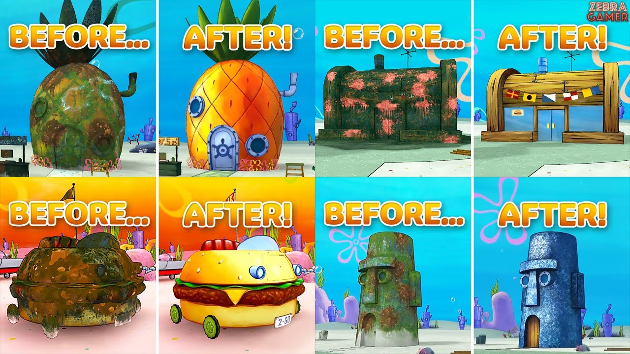 PowerWash Simulator SpongeBob SquarePants DLC Full Game Walkthrough!