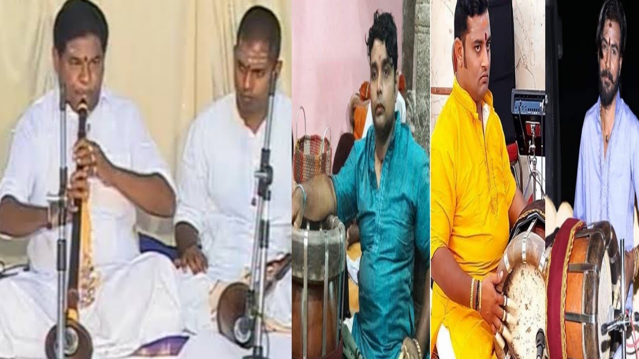 SATYANARAYANA Thavil Gurunathan Manohar Shivram Ganesh Nadhaswaram players