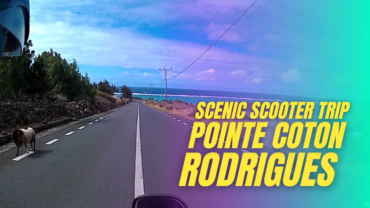 Driving east on the easternmost island in Africa: Pointe Coton, Rodrigues