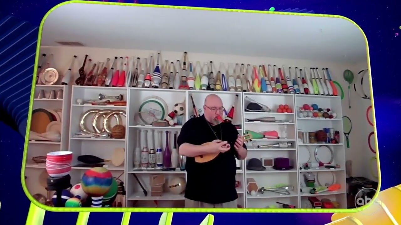 David Cain - America's Funniest People - Ukulele Juggling Routine