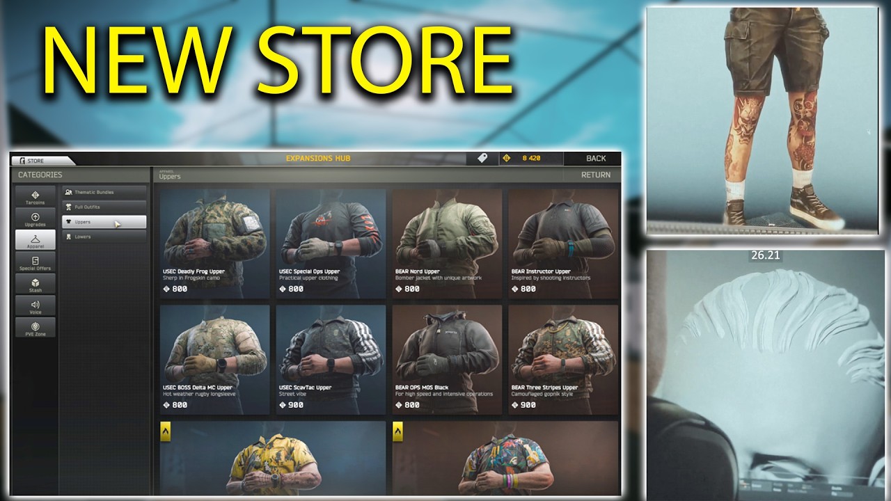 Upcoming Store, New Pmc hair, Radio and more - Tarkov News
