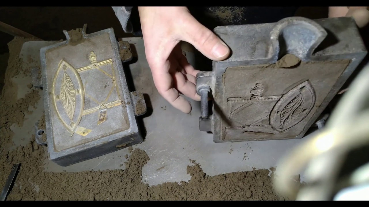Homokformázás sárgaréz öntéshez / Sand molding for brass casting