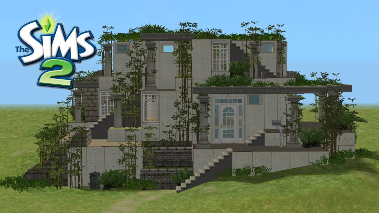 ♢ Hanging Gardens of Babylon inspired House ♢ The Sims 2 Build ♢