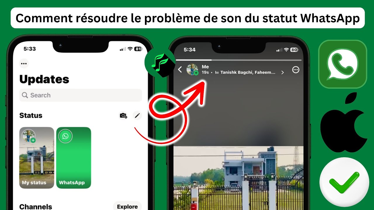 Как исправить проблему отсутствия звука в статусе WhatsApp на iPhone | Отсутствие звука в статусе...