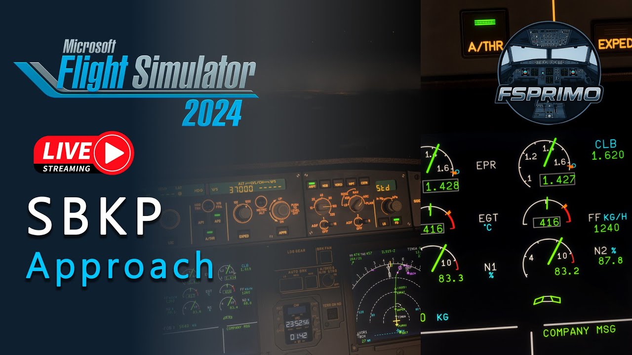 SBKP Approach - CARGO OPS - #msfs2024 #quest3 #virtualreality #vr