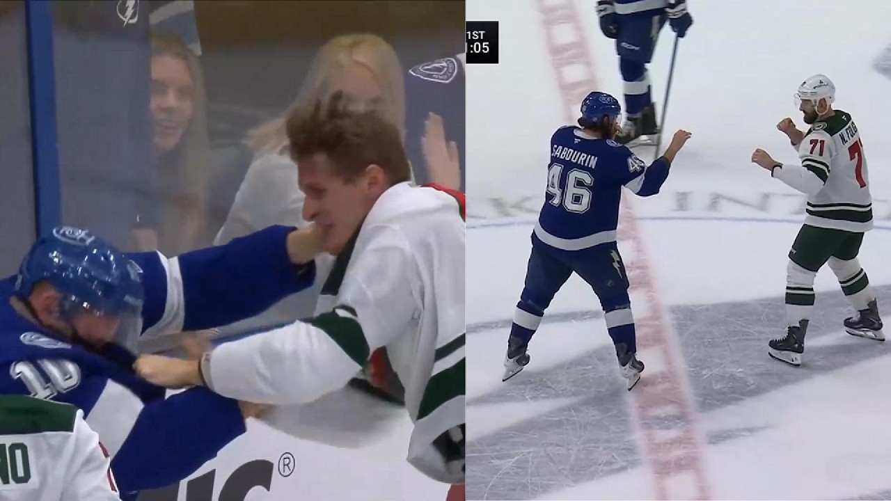 Wild @ Bolts - Michael McCarron vs Corey Perry, Nick Foligno vs Scott Sabourin, 24th Mar 2026