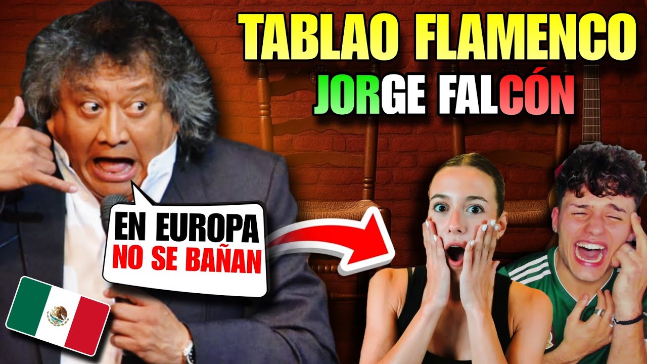 🇪🇸 ESPAÑOLA REACCIONA a CHISTES de ESPAÑOLES de JORGE FALCÓN 🇲🇽  *por PRIMERA VEZ*