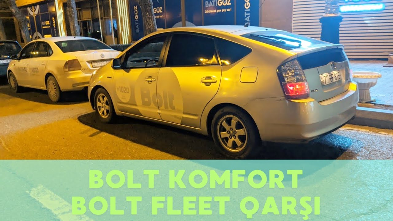 bolt reklamlı(fleet) maşını nə qazanır | komfort - fleet qarşılaşması | hansı daha çox qazanır