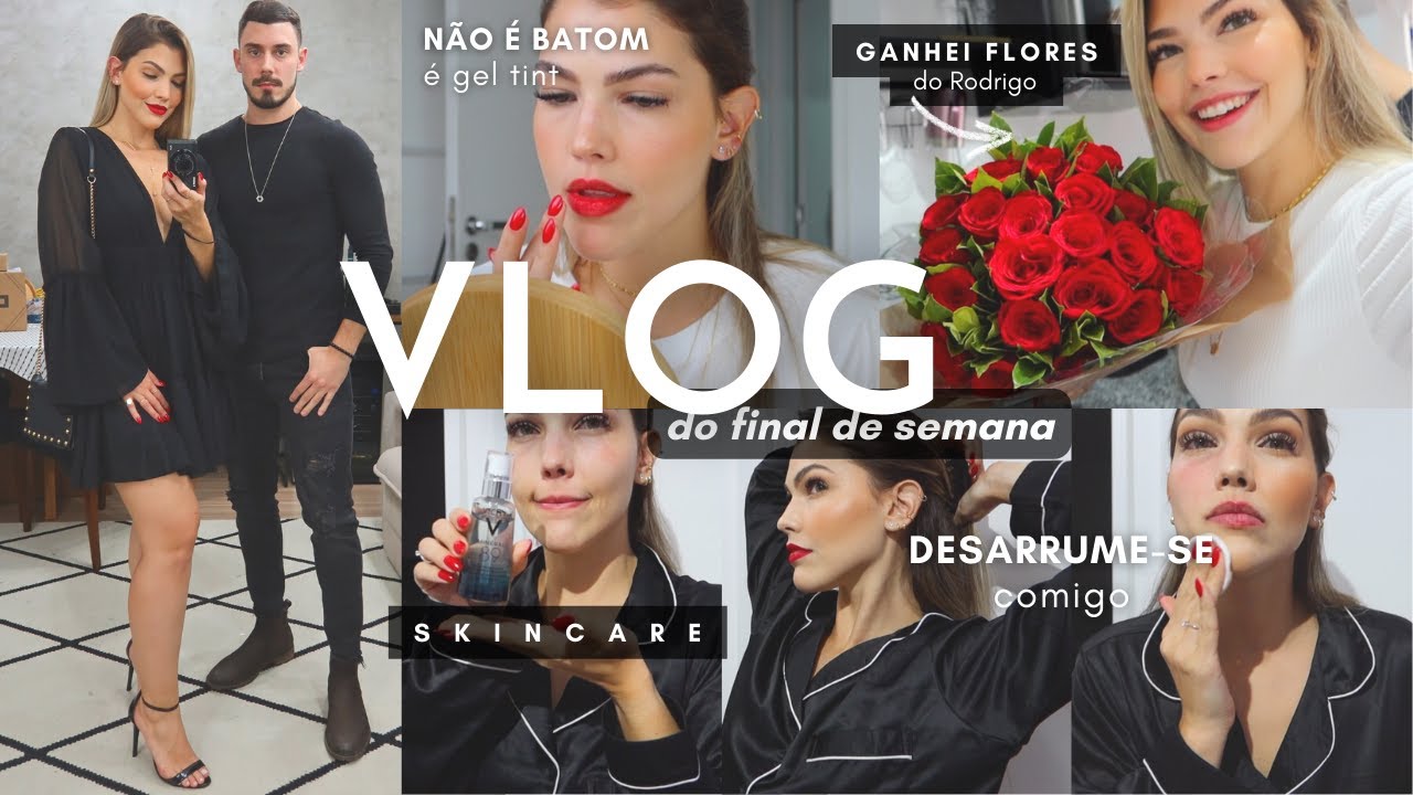 GANHEI FLORES, TOUR AP, JANTAR ROMÂNTICO, SKINCARE, DESARRUME-SE COMIGO #vlog