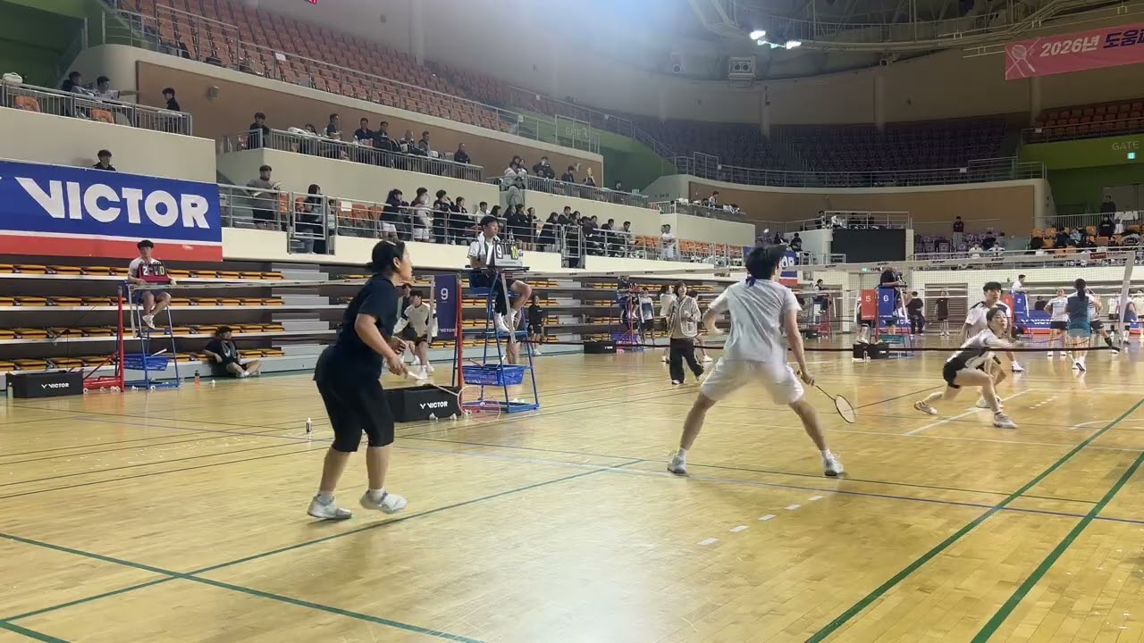 보령 전국배드민턴 대회 20대 A 혼복 준결승 #배드민턴유튜브 