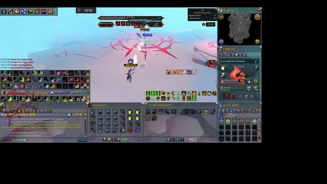 Zamorak 300% Ranged Solo in 5:31.8