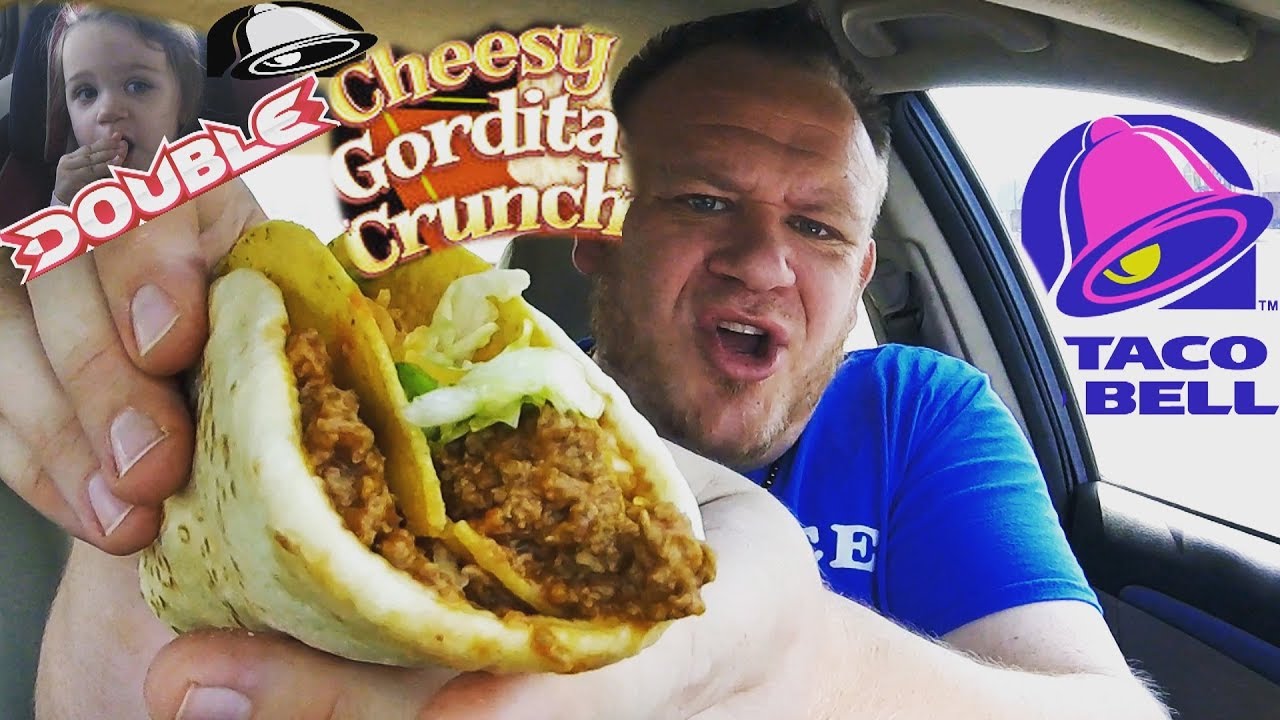 Taco Bell ☆DOUBLE CHEESY GORDITA CRUNCH☆ Food Review!!!