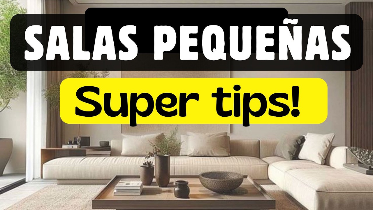 ✅Mejores trucos para SALAS PEQUEÑAS 👉27 Tips para DECORAR una SALA PEQUEÑA.