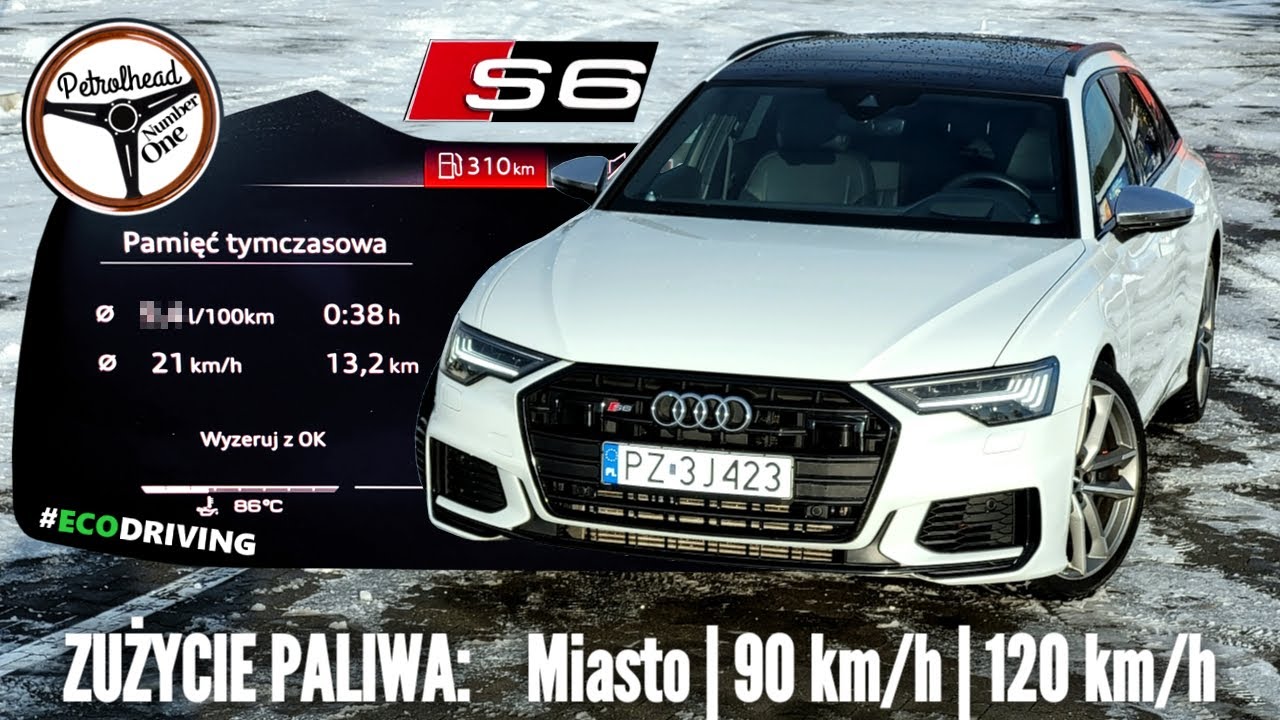 2019 Audi S6 3.0 TDI (349 KM) | Test zużycia paliwa. Trasa i miasto.