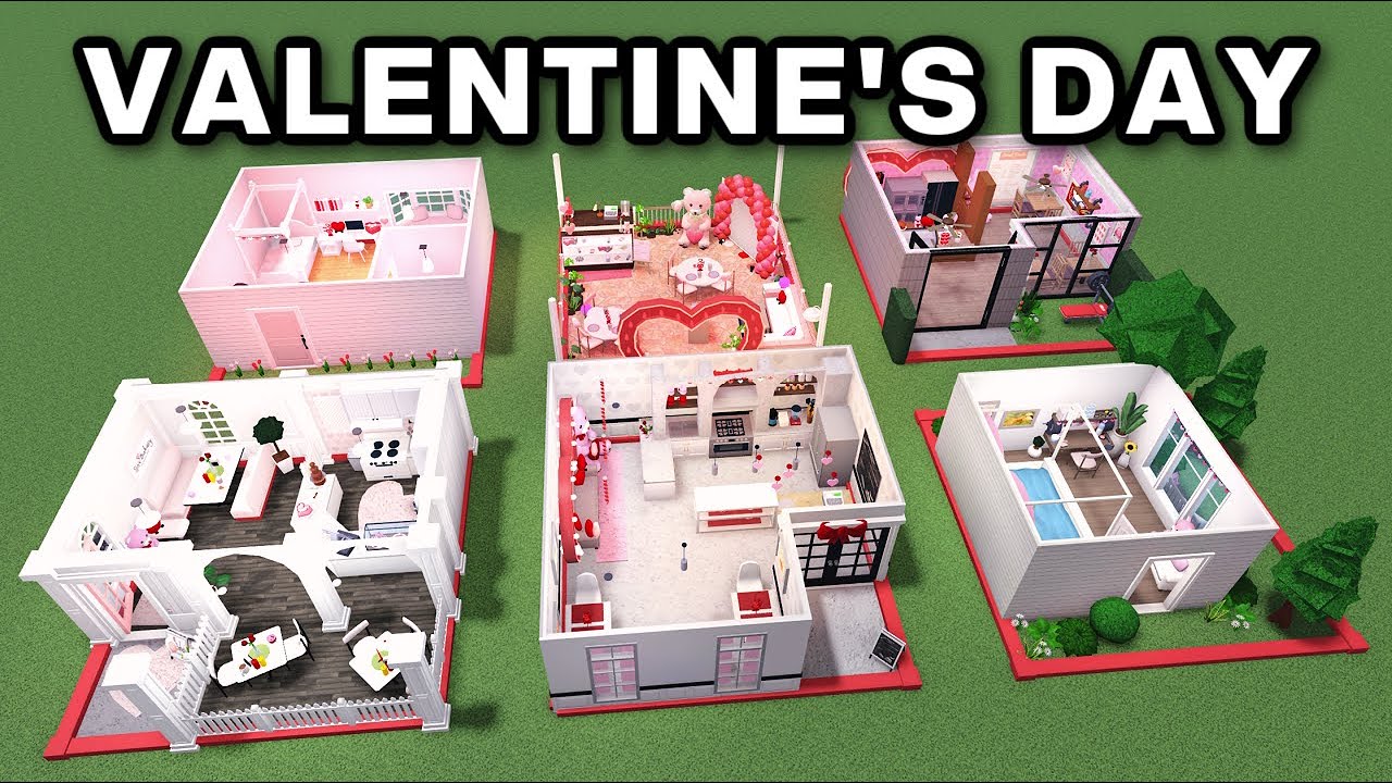 VALENTINE'S DAY BUILD BATTLE in Bloxburg