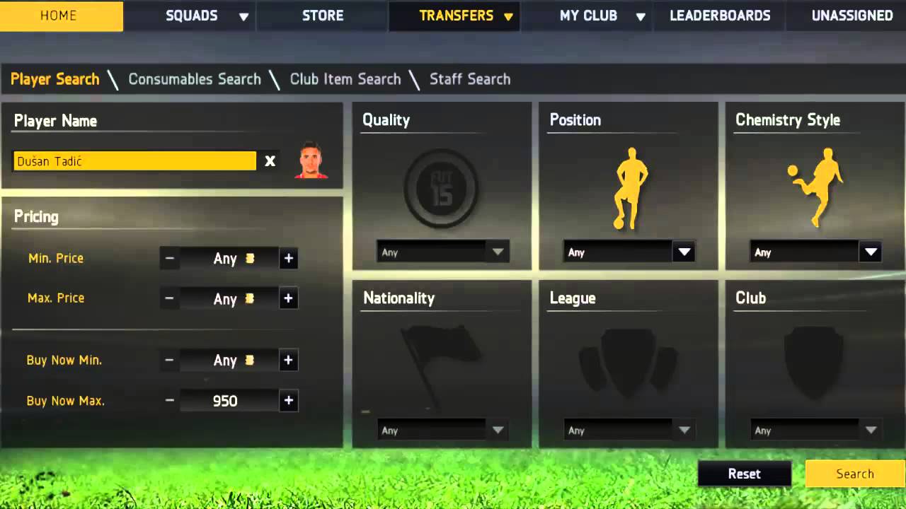 FIFA 15 WEB APP: How to trade with Non-Rare Gold Players!