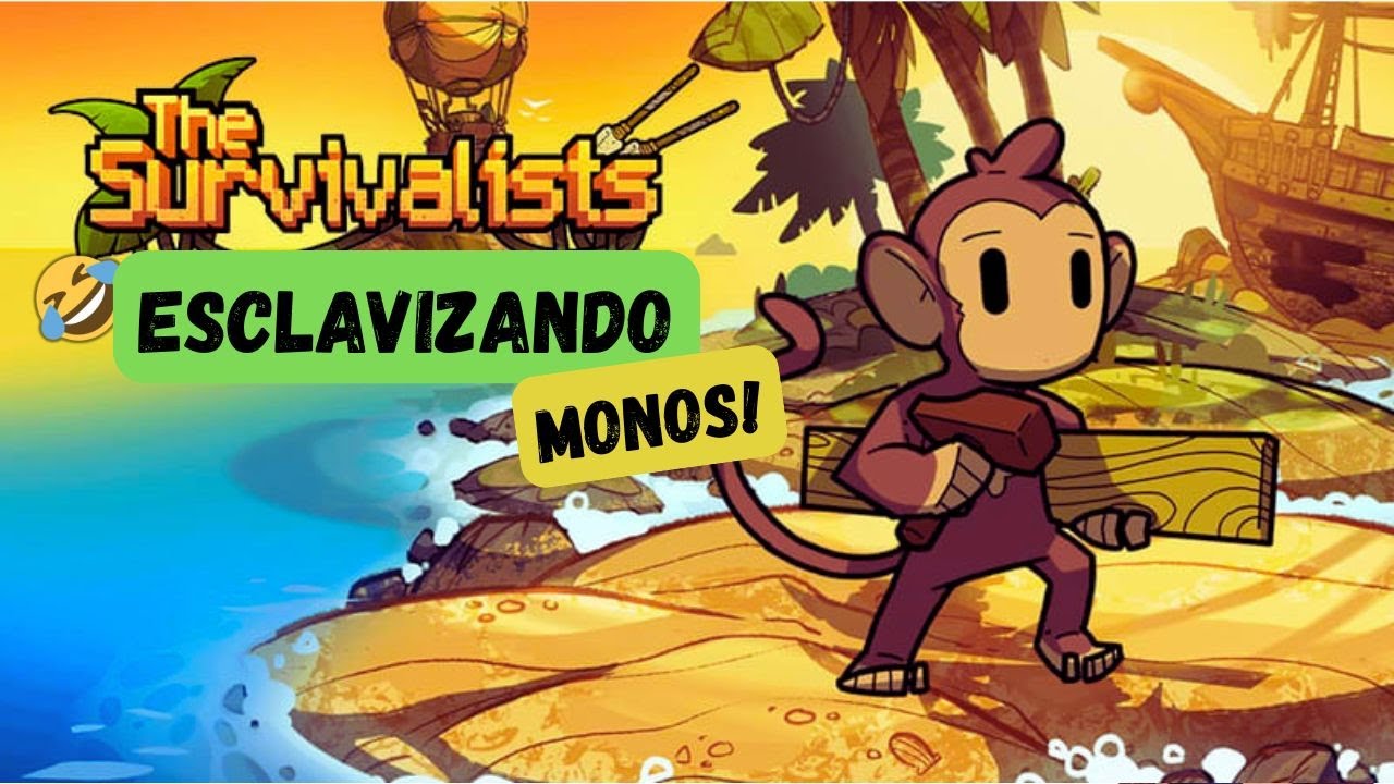 🍌Esclavizando MONOS en una isla perdida 🐒 #vtuber #español #thesurvivalists