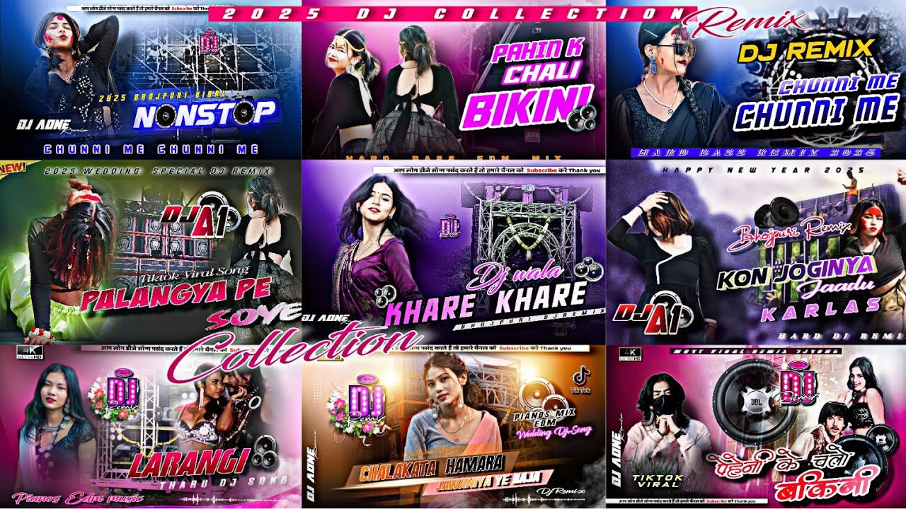 New Collection 2025 Dj Song_-_Wedding Jumping New Tharu Bhojpuri NonStop DjSong2025_-_A1 Collection