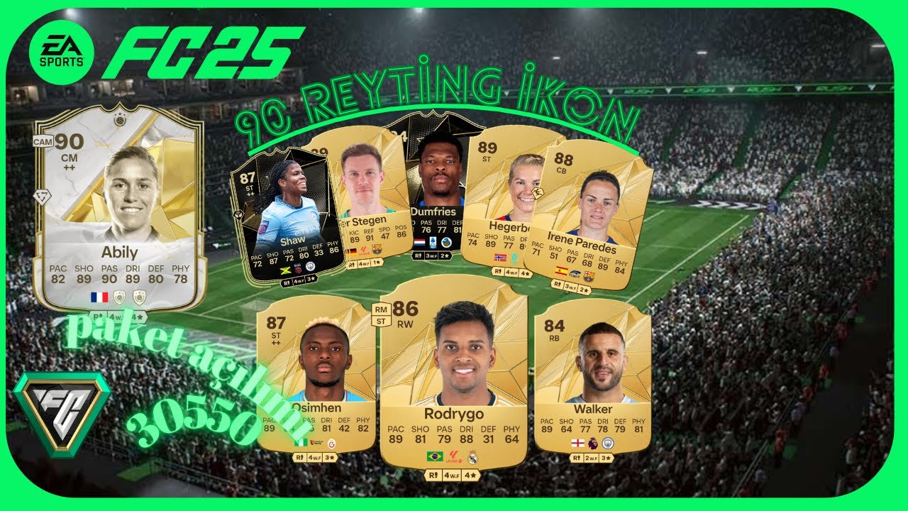 90 Reyting İkon Geldi FC 25 Paket A&ccedil;ılımı