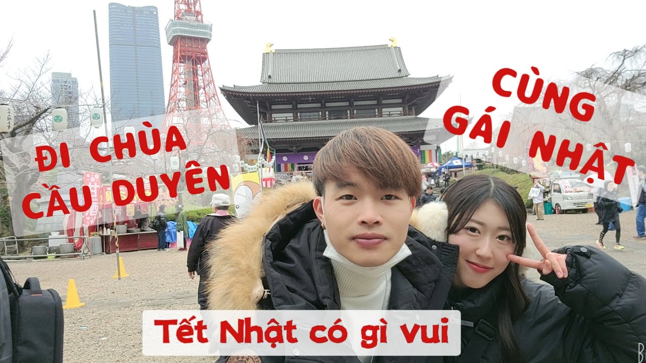 C&ugrave;ng bạn g&aacute;i Nhật đi ch&ugrave;a cầu duy&ecirc;n ng&agrave;y tết#dulichnhatban#bangainhat#gainhat#nhatban #japan#vonhat