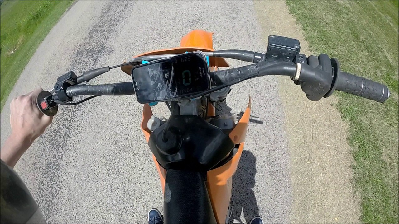 KTM 200 EXC Top Speed Test (Actual Speed)!!!