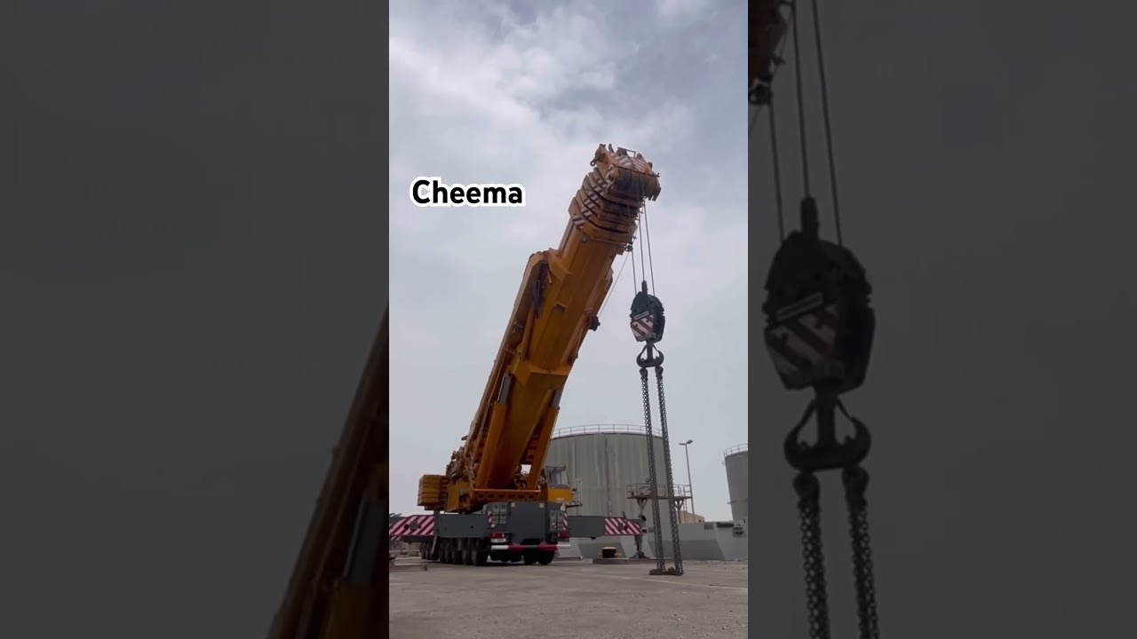Itm 1500 tan mobile crane liebherr counterweight 105 with superlift full vedio 