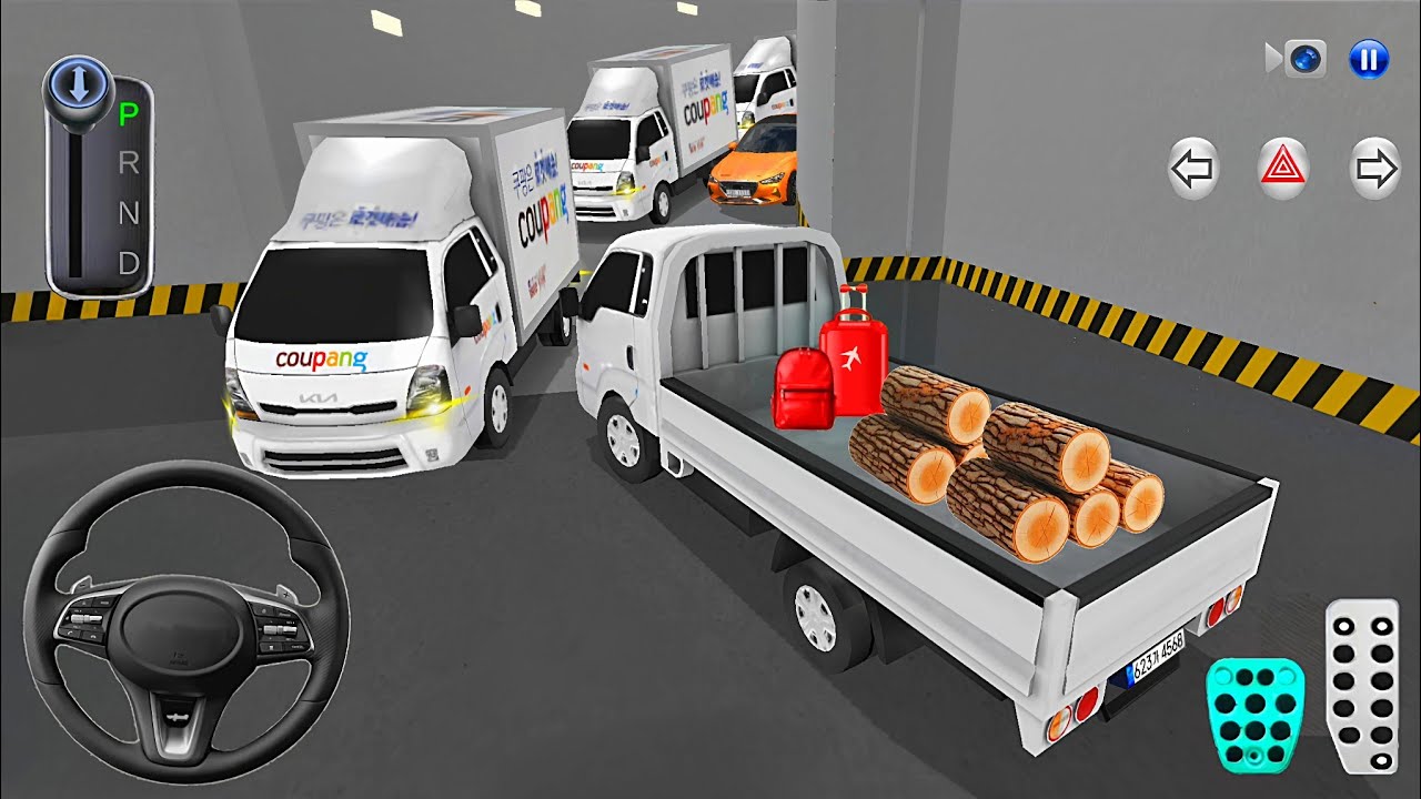 New Transporter Pickup Stuck in Parking With Kia Pickup - 3D Driving Class 2025 - Android Gameplay🎮