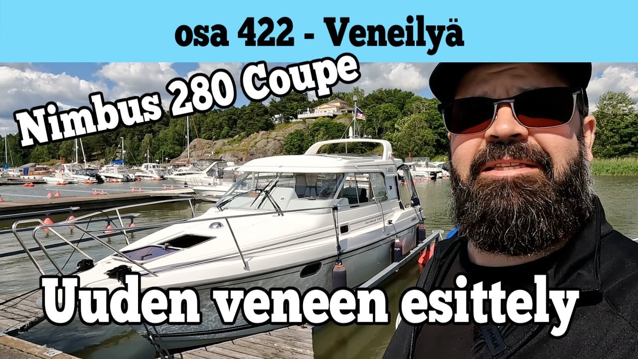 Osa 422 - Uuden veneen esittely - Nimbus 280 Coupe - 2024/2025