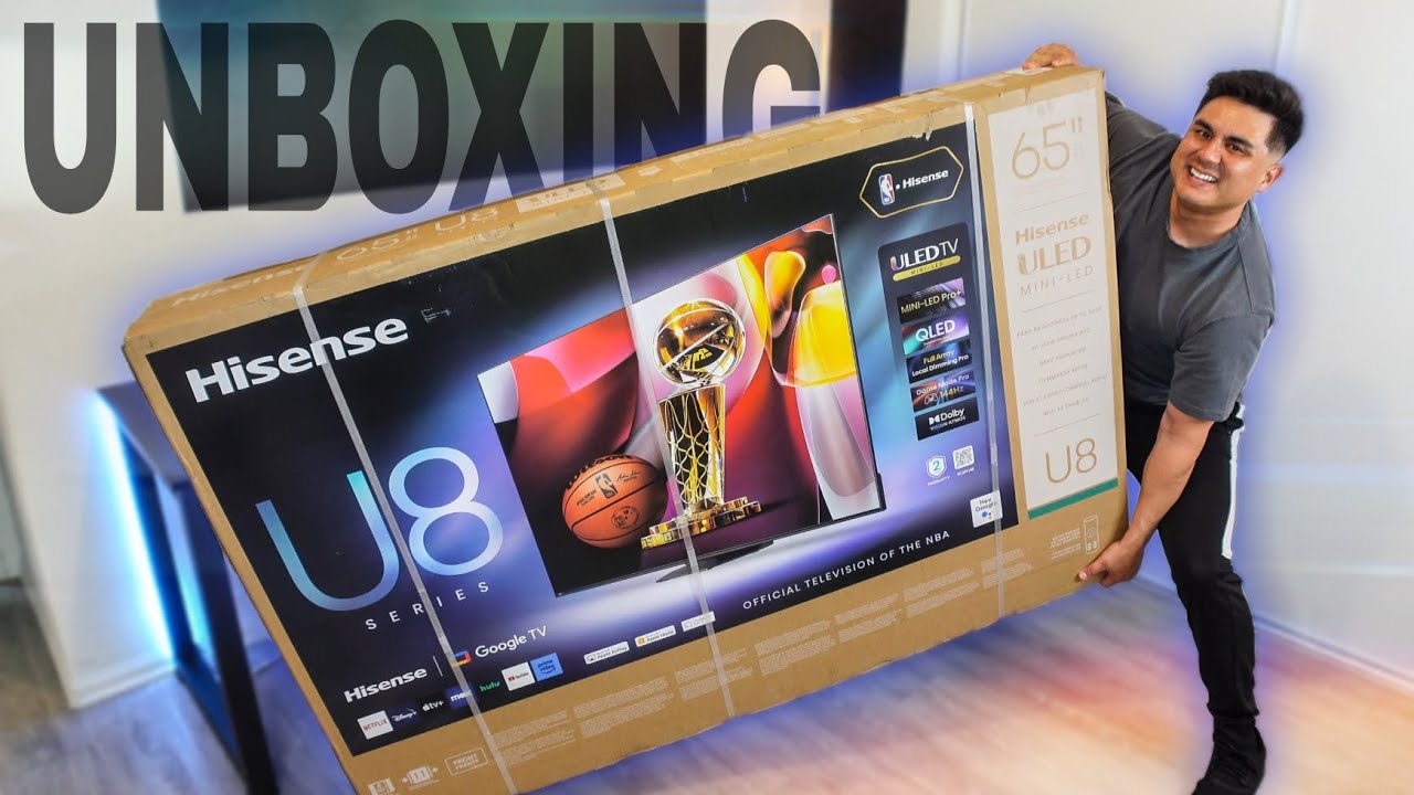 Hisense U8N 4K ULED Mini-LED TV UNBOXING & IMPRESSIONS