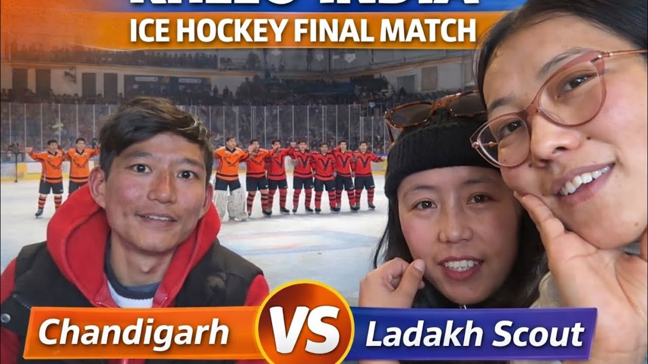 Khelo India Ice hockey// Final Match// Chandigarh vs Army #india #kheloindia #2026 #ladakh 