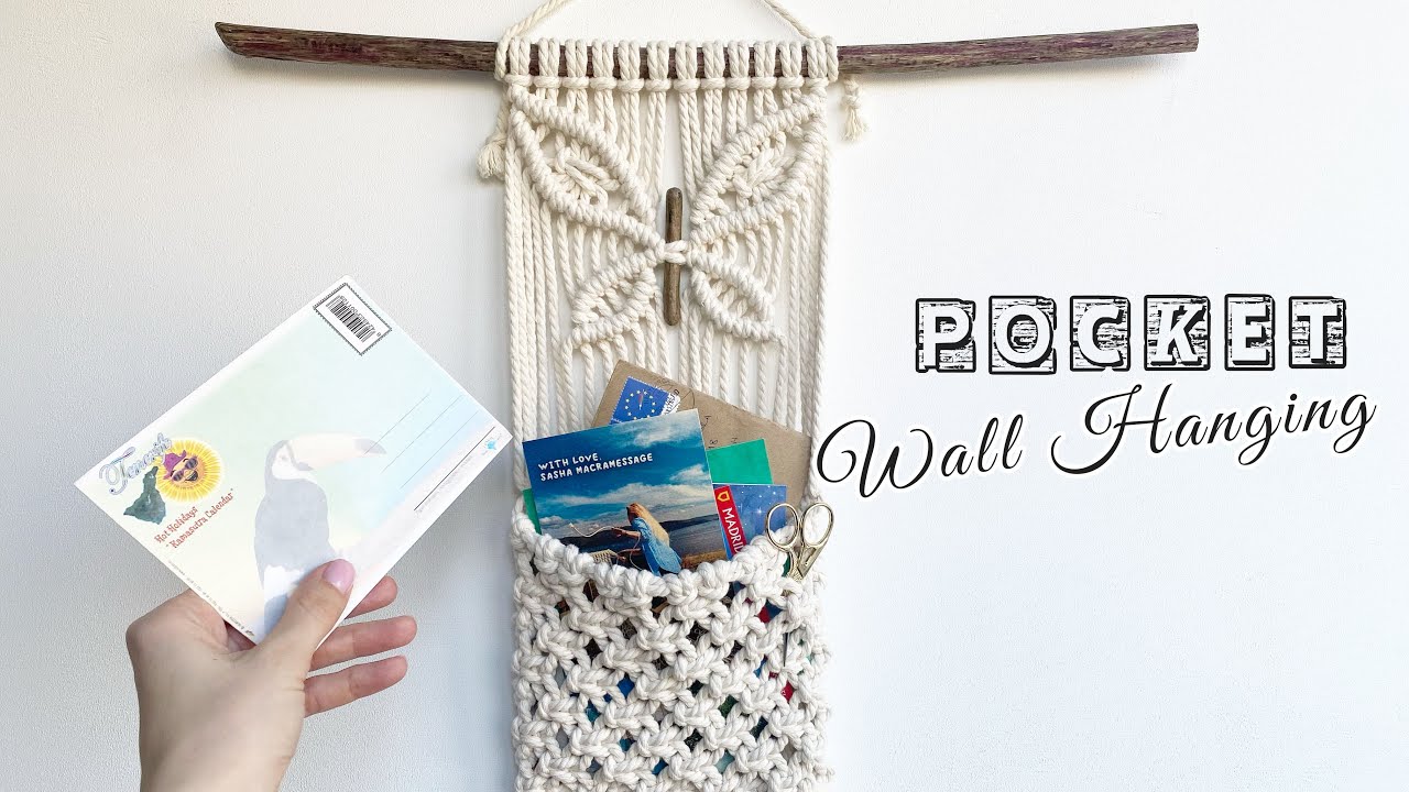 Macrame Pocket Wall Hanging